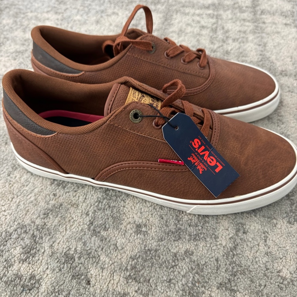 Levi's Men's Brown Boat Shoes
